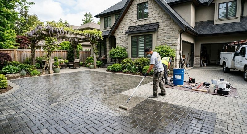 Porch Concrete Sealing in Redmond, WA