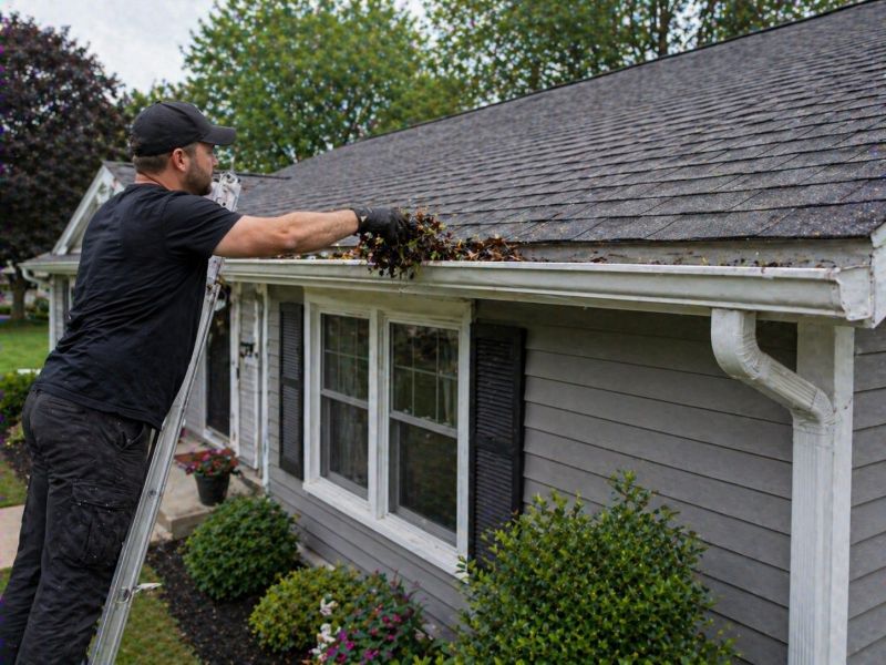 Rain Gutter Clearing in Arvada, CO